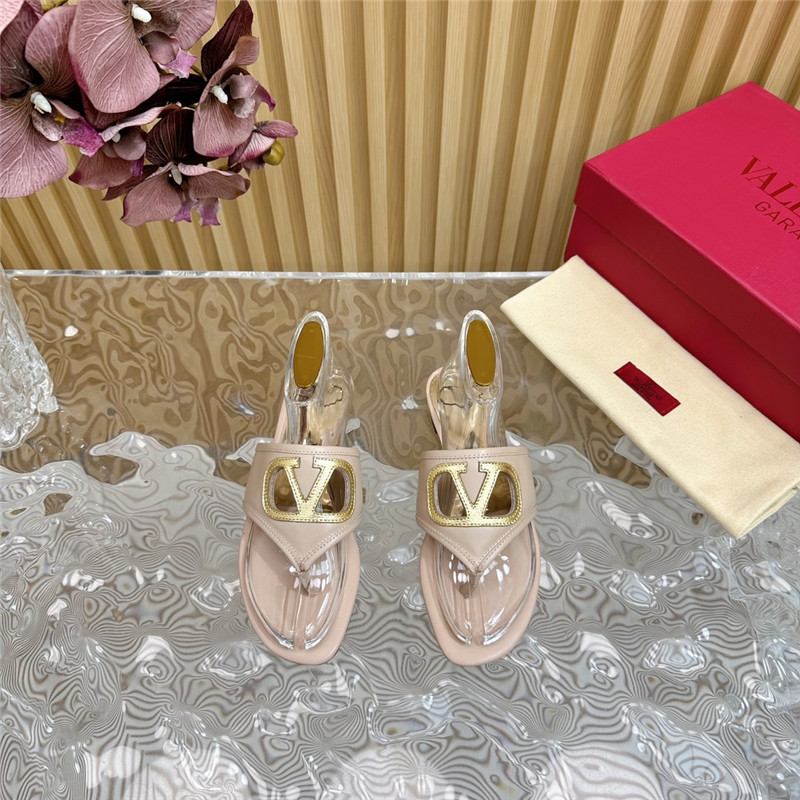 valentino hollow logo slippers margiela replica shoes