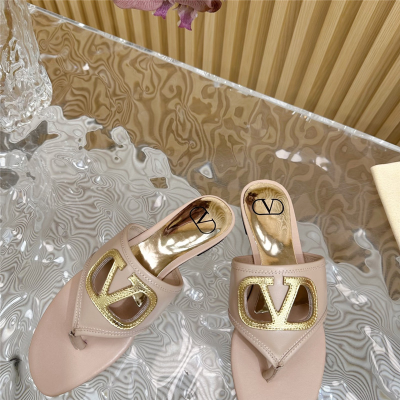 valentino hollow logo slippers margiela replica shoes