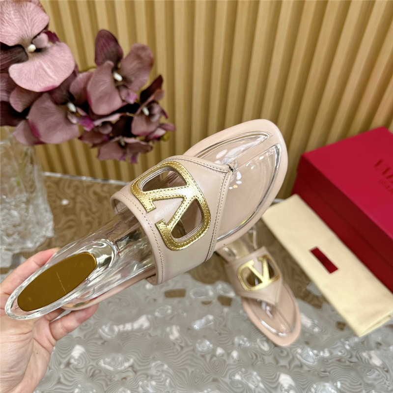 valentino hollow logo slippers margiela replica shoes