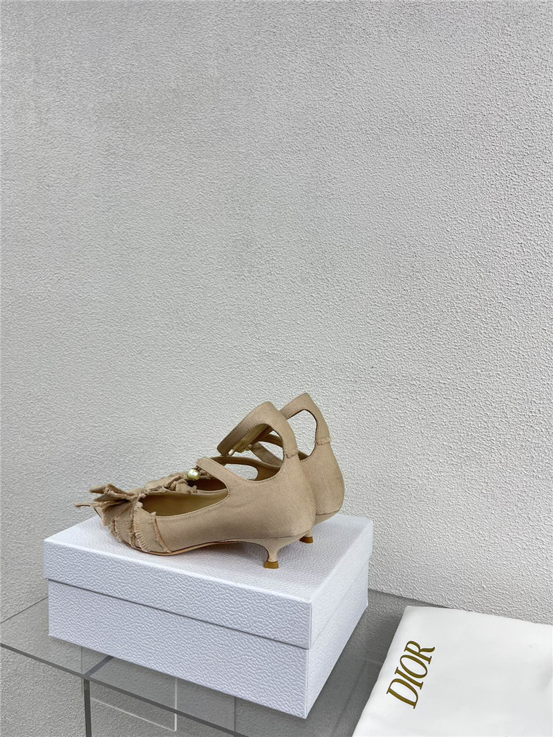 dior bow CD embroidery series sandals best replica shoes website