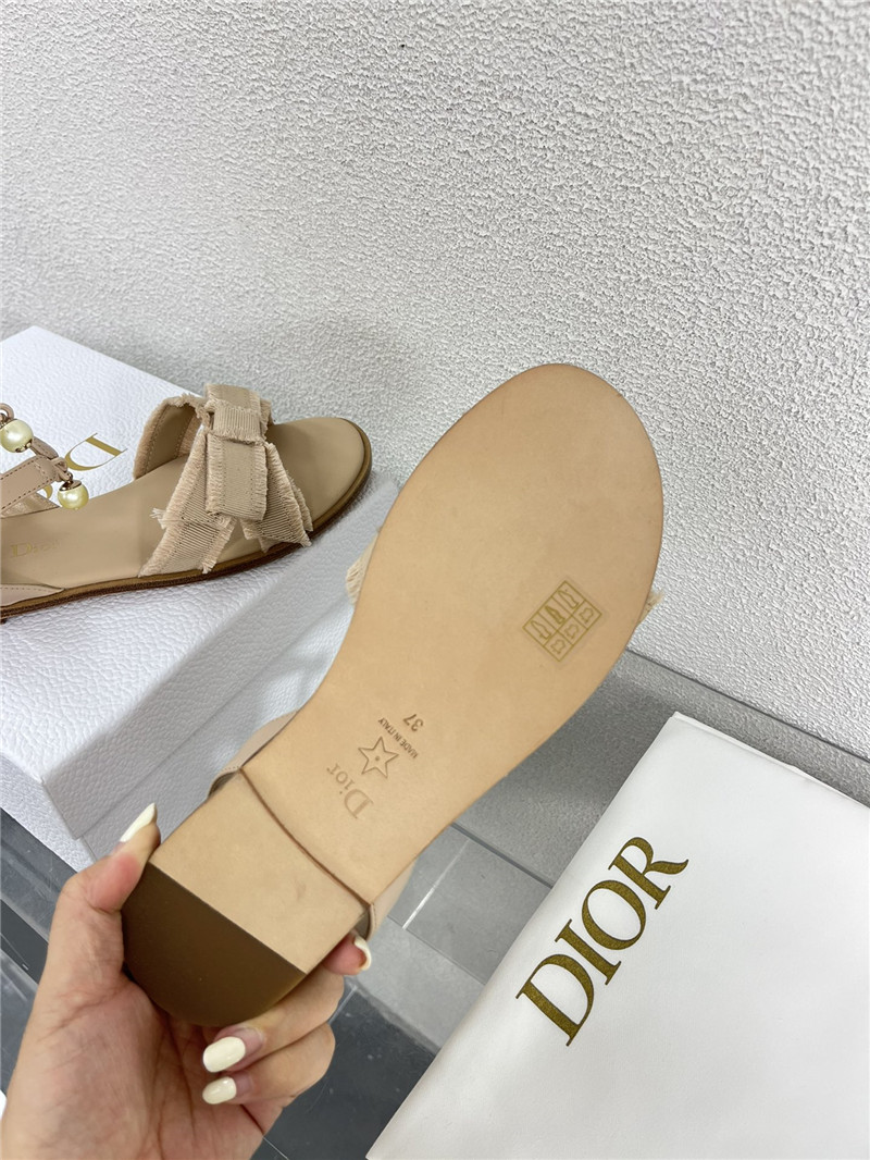 D10r bow cd embroidery series sandals best replica shoes website