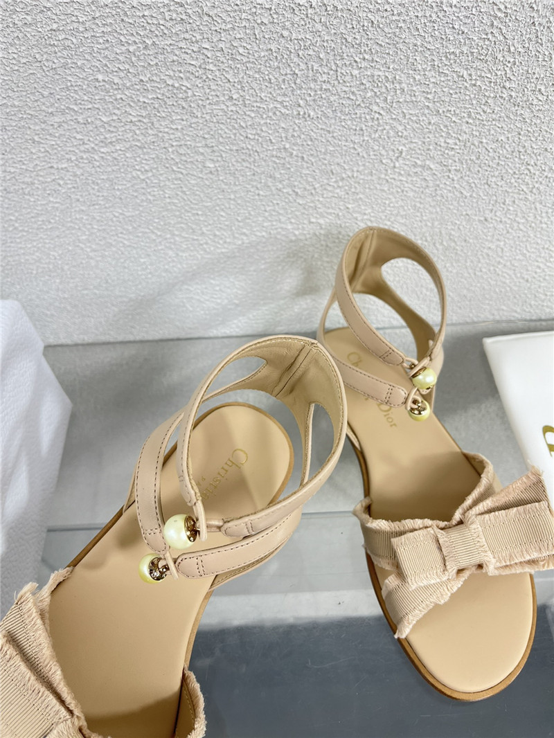 D10r bow cd embroidery series sandals best replica shoes website