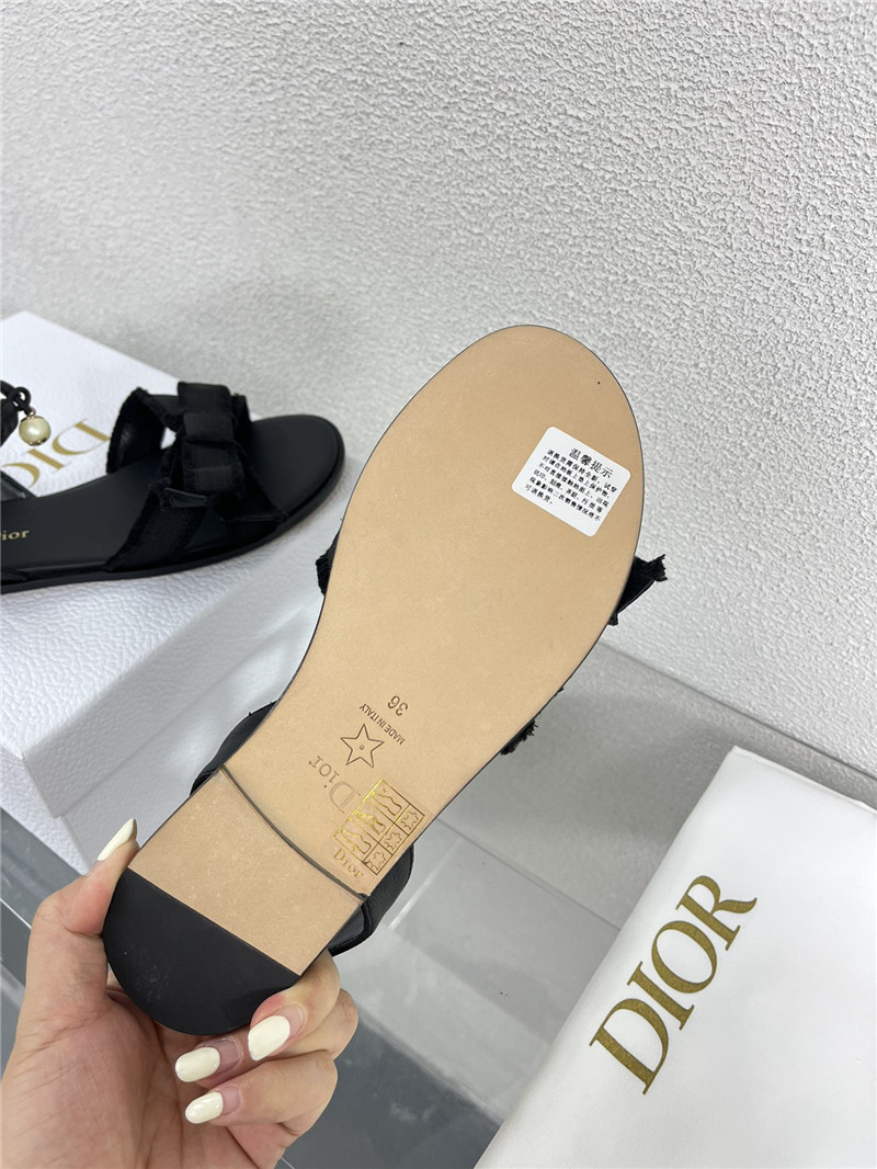 D10r bow cd embroidery series sandals best replica shoes website