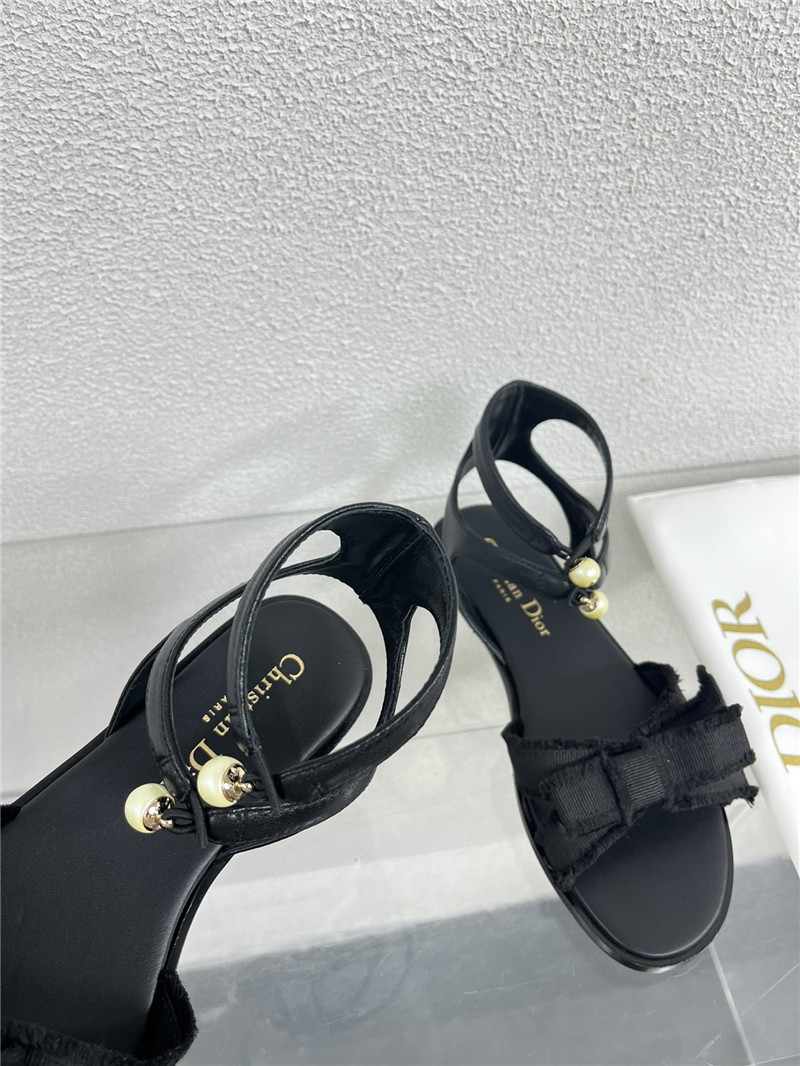 D10r bow cd embroidery series sandals best replica shoes website
