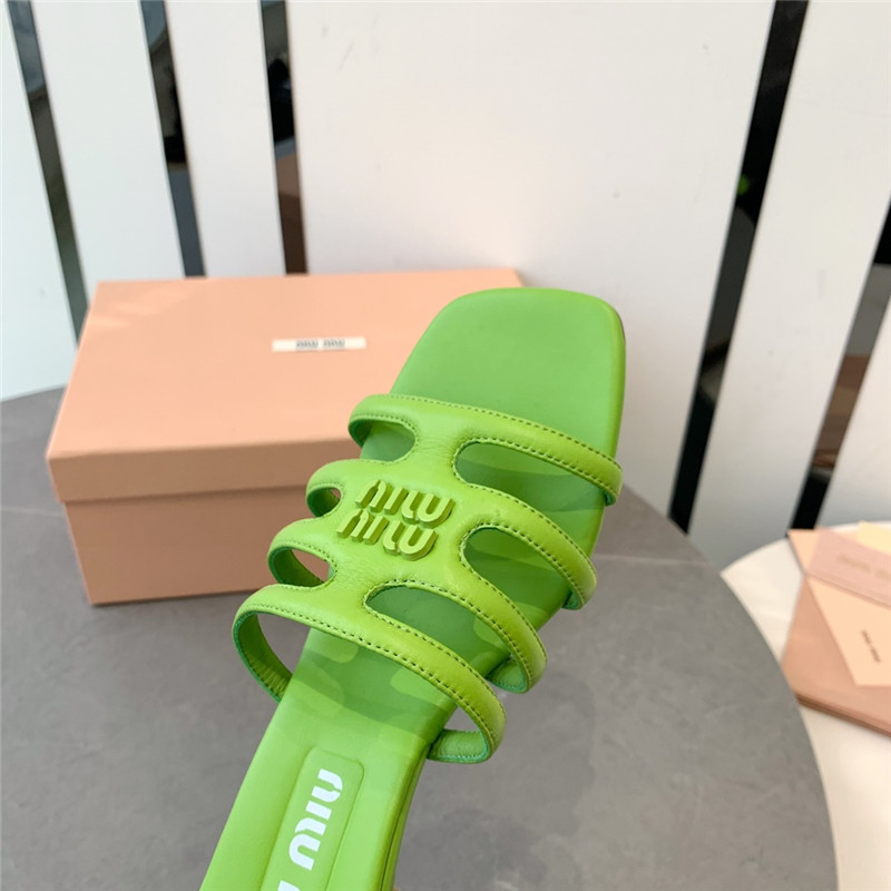 miumiu hollow octopus low heel sandals replica shoes