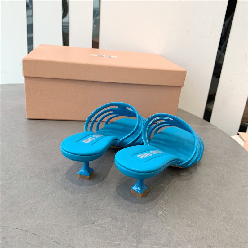 miumiu hollow octopus low heel sandals replica shoes