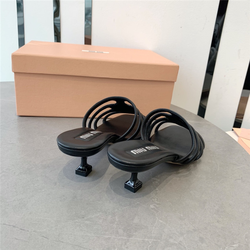 miumiu hollow octopus low heel sandals replica shoes