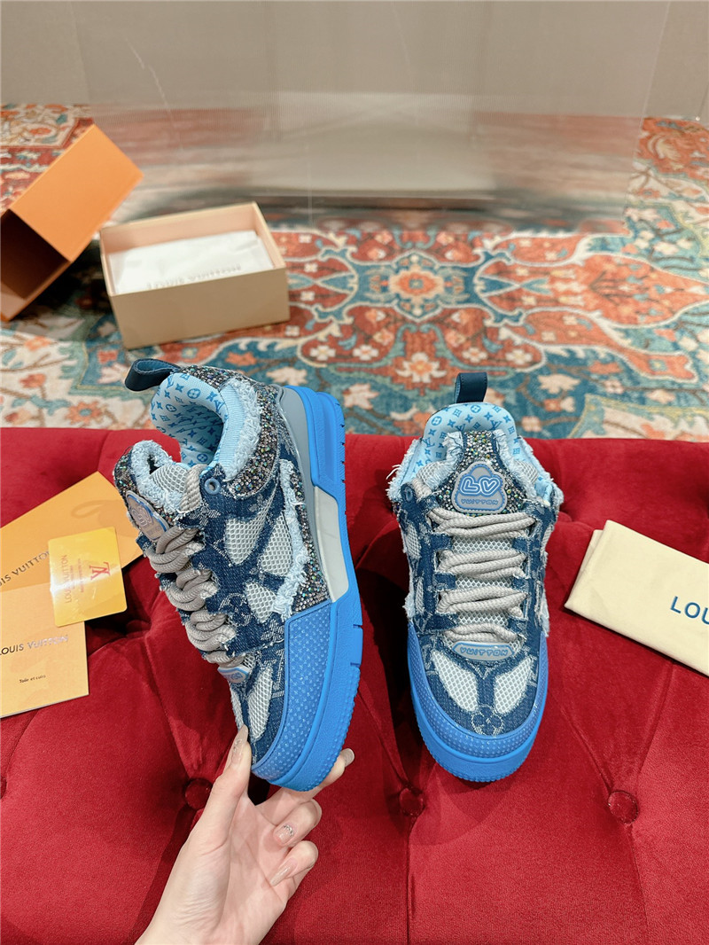 l0vis Vvtt0n lv skate trainers in blue
