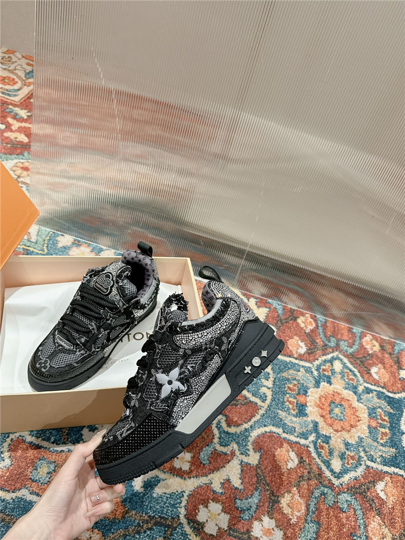Luxury Louis Vuitton LV Diamond Skate Trainers