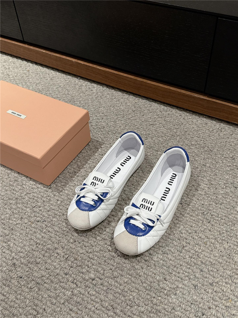 miumiu flat bun shoes replica shoes