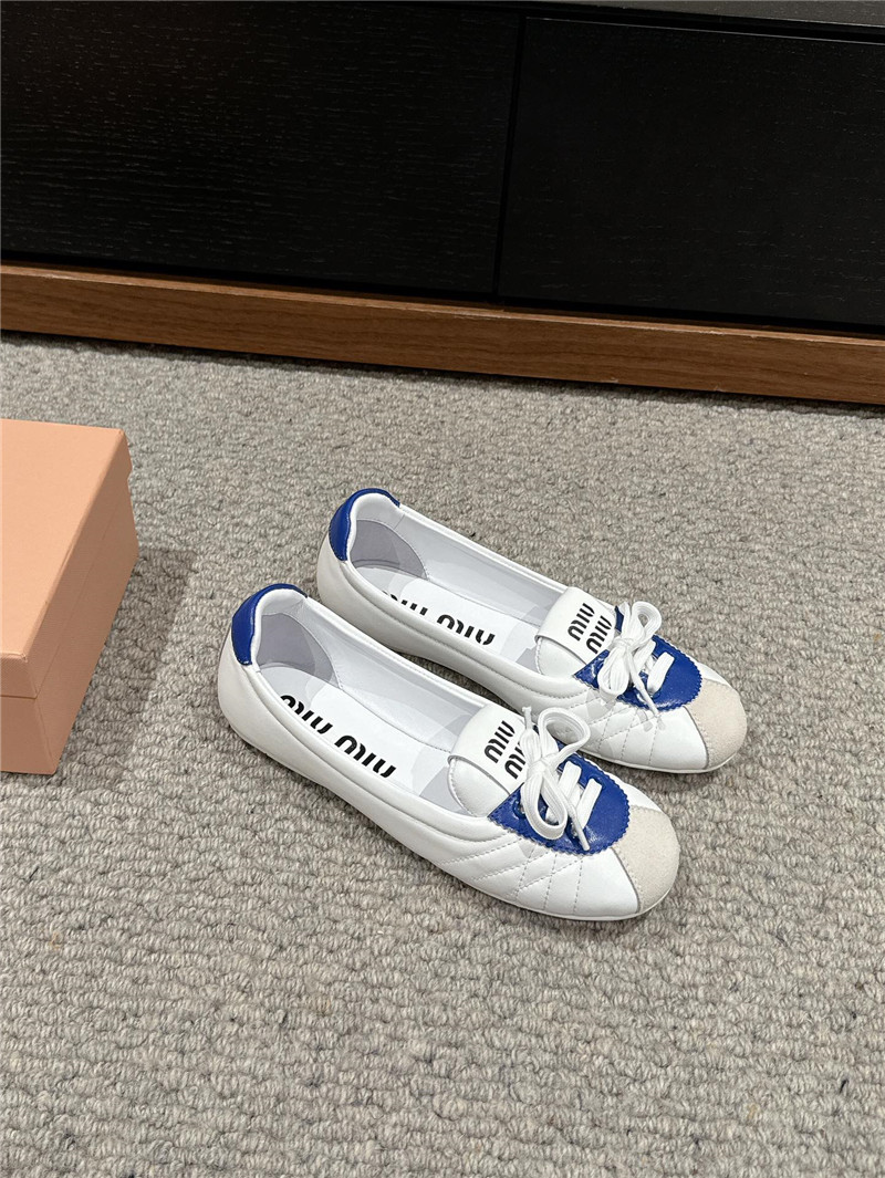 miumiu flat bun shoes replica shoes