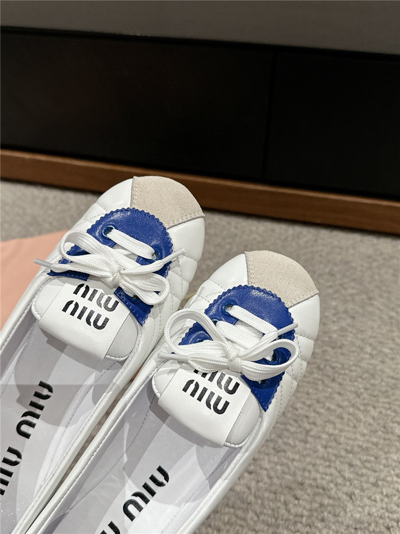 miumiu flat bun shoes replica shoes