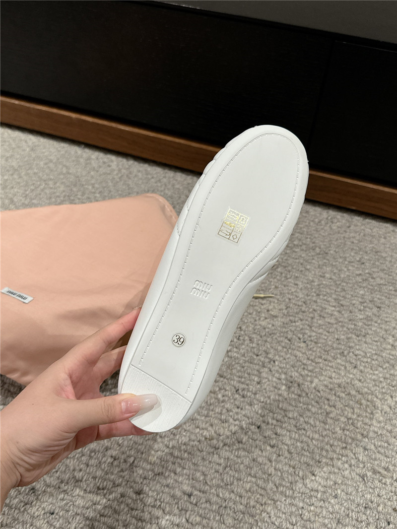 miumiu flat bun shoes replica shoes