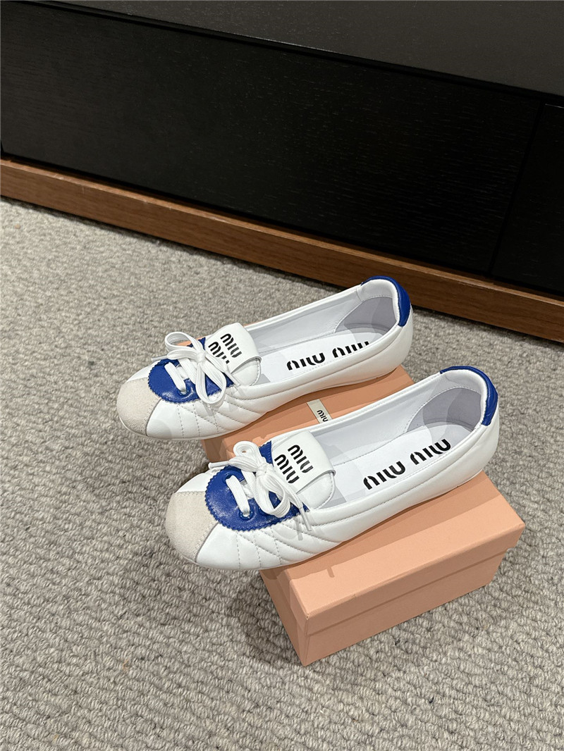 miumiu flat bun shoes replica shoes