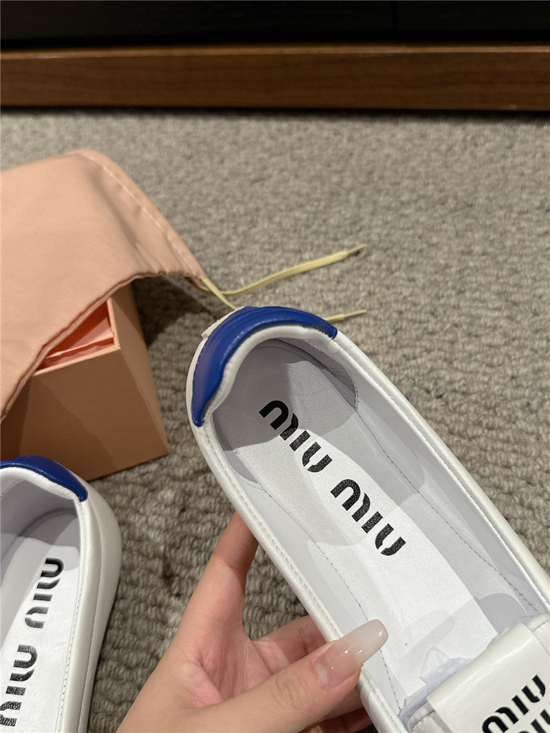 miumiu flat bun shoes replica shoes