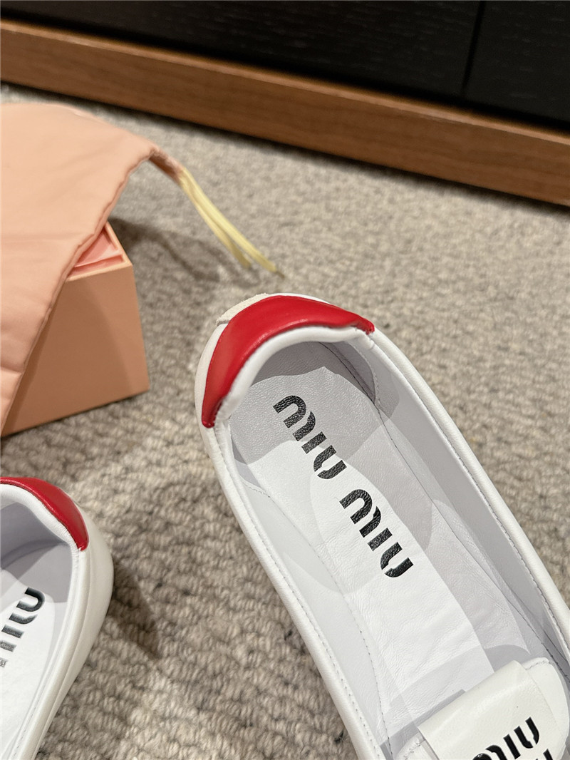 miumiu flat bun shoes replica shoes