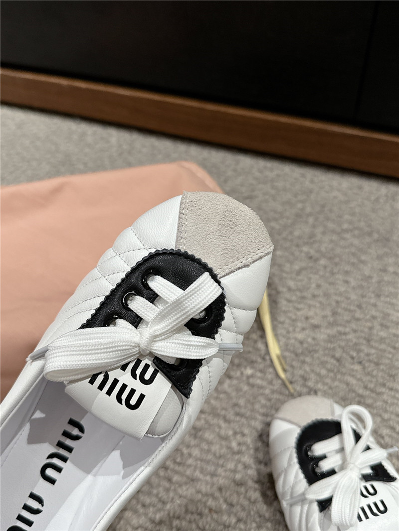 miumiu flat bun shoes replica shoes