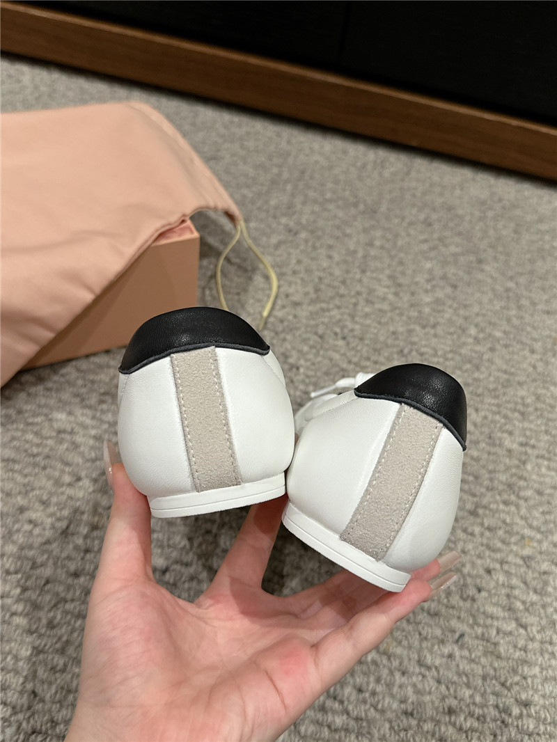 miumiu flat bun shoes replica shoes
