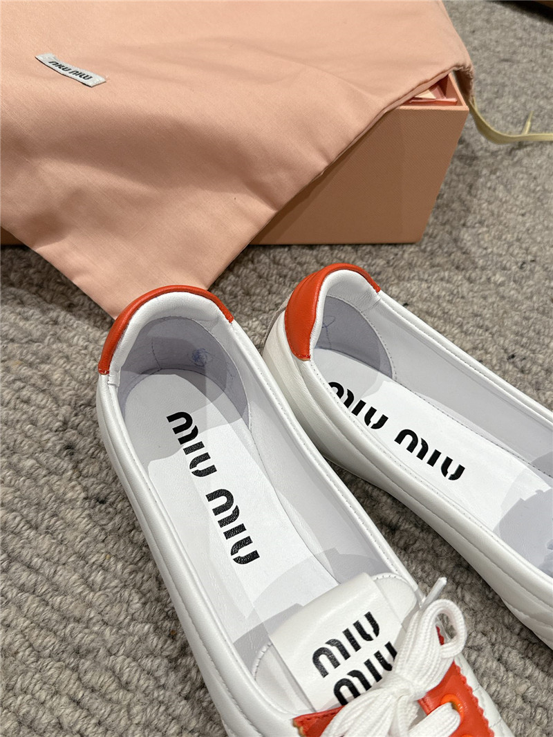 miumiu flat bun shoes replica shoes