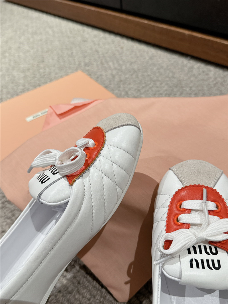 miumiu flat bun shoes replica shoes