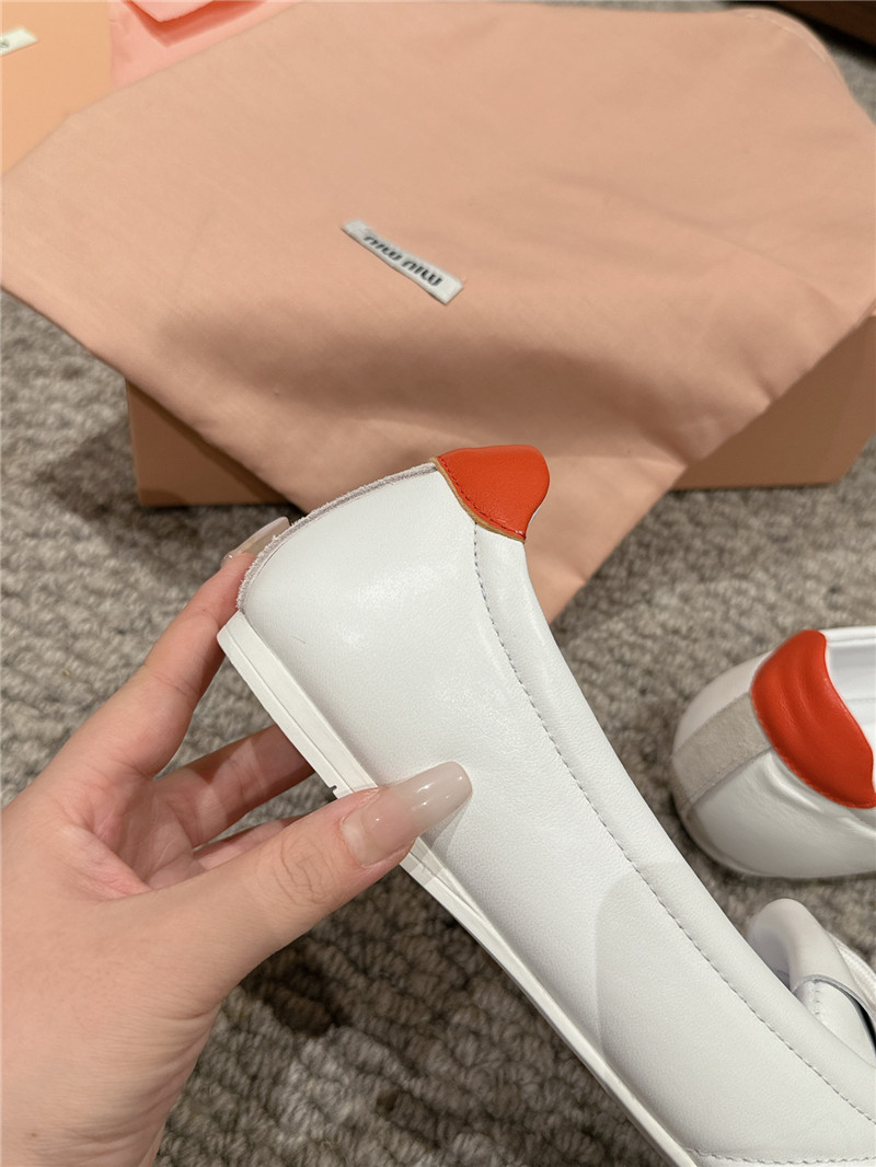 miumiu flat bun shoes replica shoes