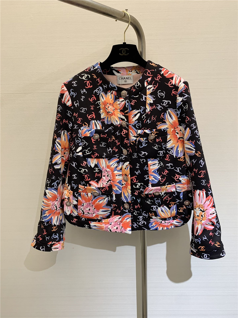 Chanel new color   colorful coat replicas clothes