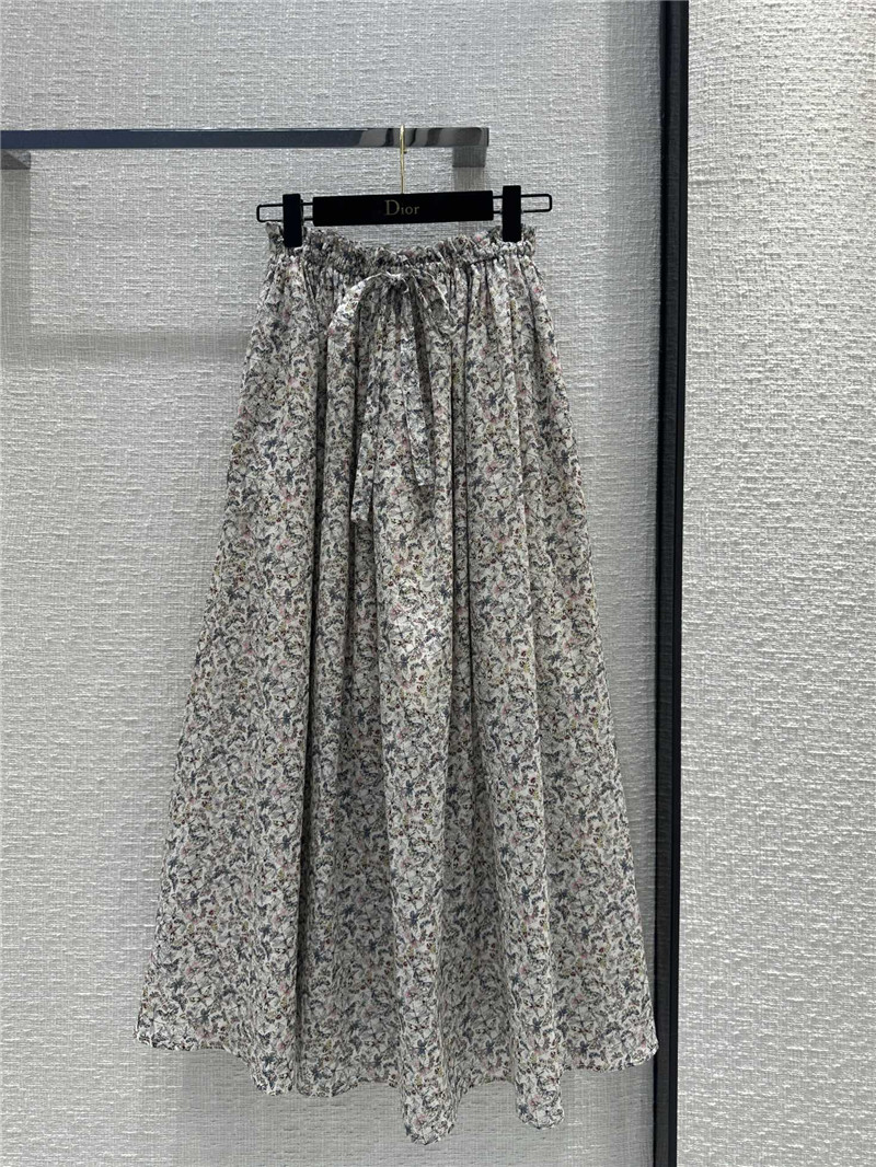 dior jouis dragonfly element pattern long skirt replica clothes