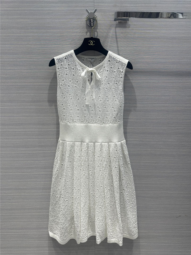 Chanel hollow woven vest dress replica d&g clothing