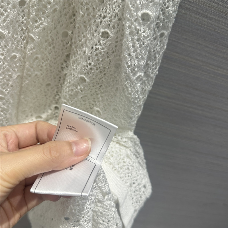 Ch**el hollow woven vest dress replica d&g clothing