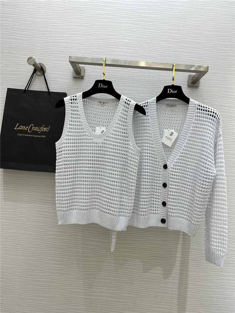 BC sleeveless knitted vest replica designer clothes