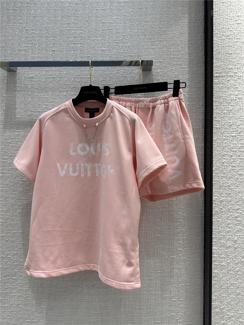 louis vuitton LV printed logo sports suit replica clothes