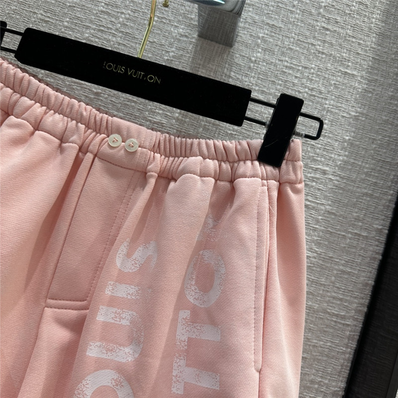 louis vuitton LV printed logo sports suit replica clothes