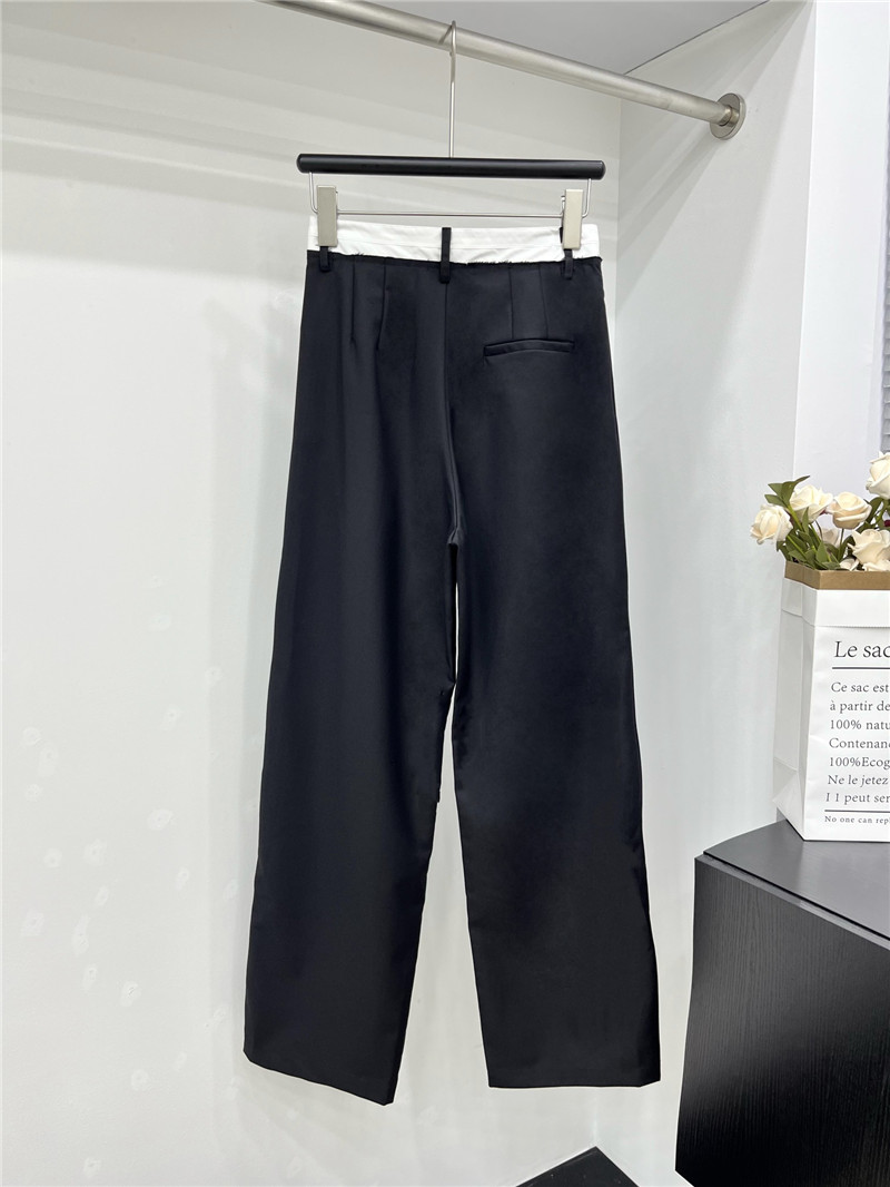 Ce1i*e contrast waistline casual pants replica clothing sites