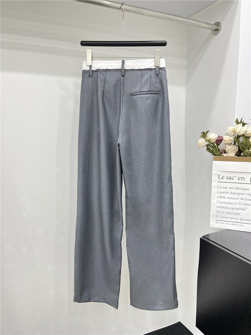celine contrast waistline casual pants replica clothing sites