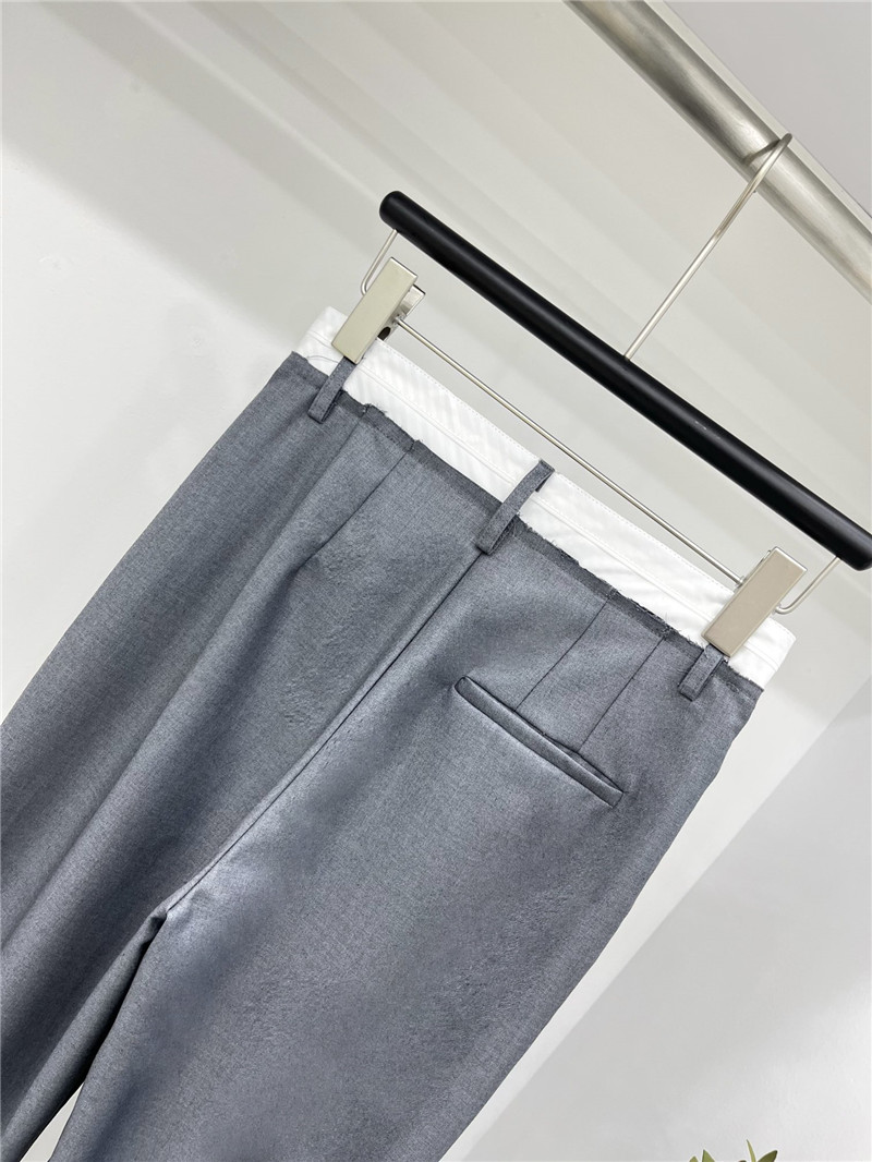 celine contrast waistline casual pants replica clothing sites