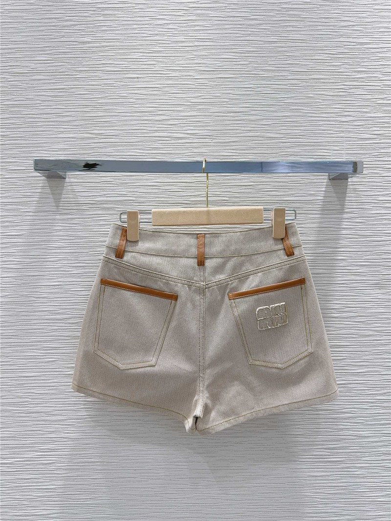 M1um1u mid-century nostalgic style shorts replica clothing