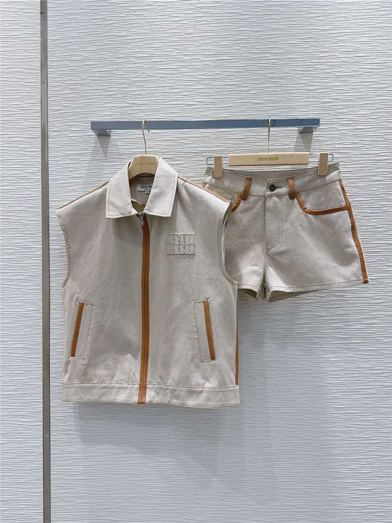 M1um1u mid-century nostalgic style shorts replica clothing