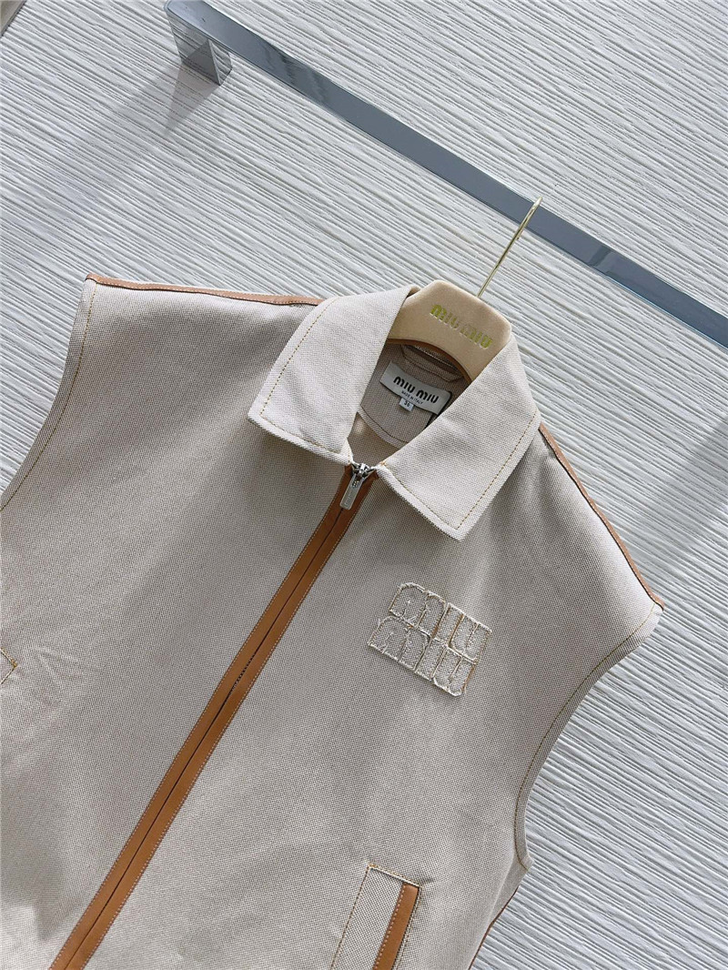 miumiu medieval nostalgic style vest replica clothes