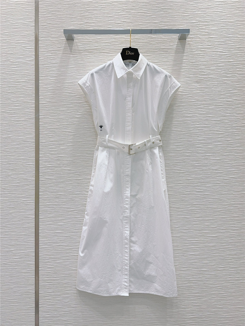 dior small flying sleeve shirt dress replica d&g clothing