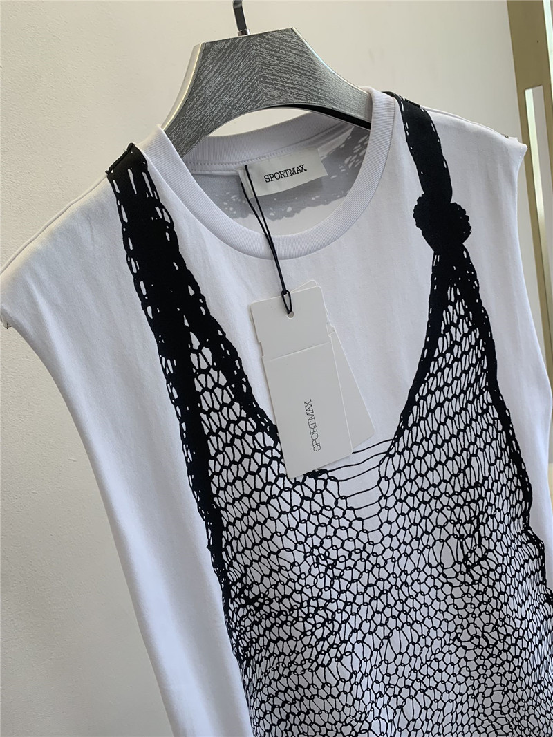 Vanitoo round neck sleeveless T-shirt replica clothing