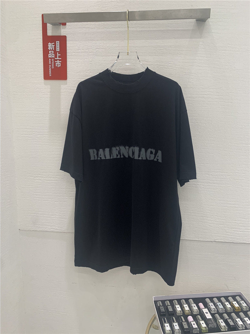 Balenciaga dot letter print T-shirt replica clothes