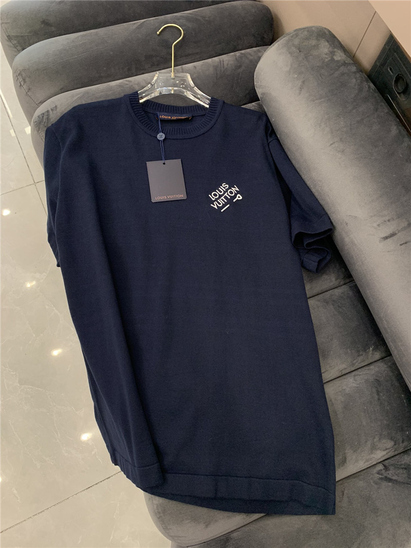 l0vis Vvtt0n lv fluorescent letter pin short sleeve replica clothing