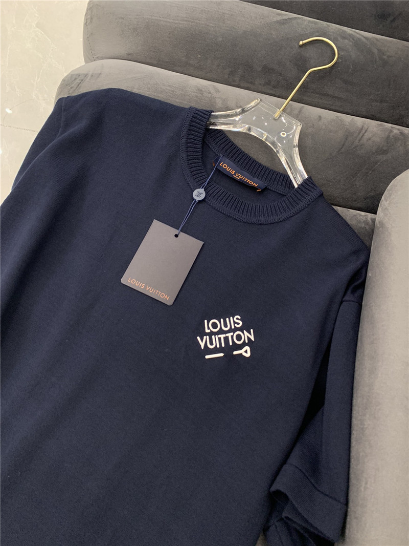 l0vis Vvtt0n lv fluorescent letter pin short sleeve replica clothing