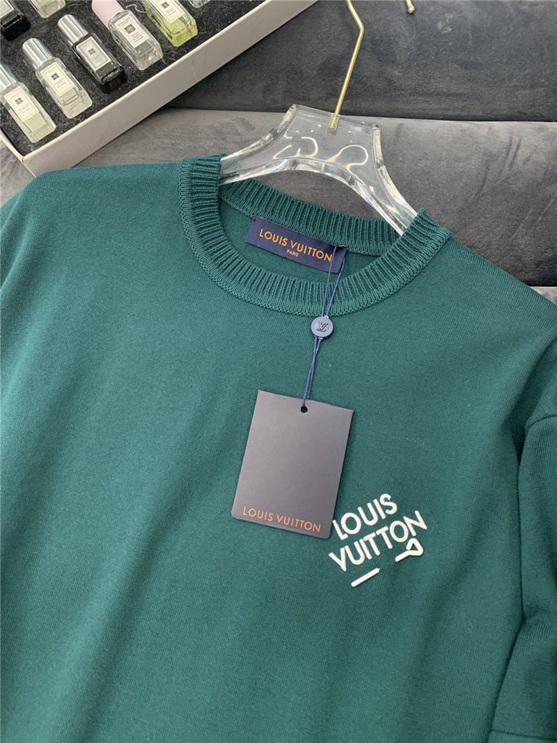 l0vis Vvtt0n lv fluorescent letter pin short sleeve replica clothing