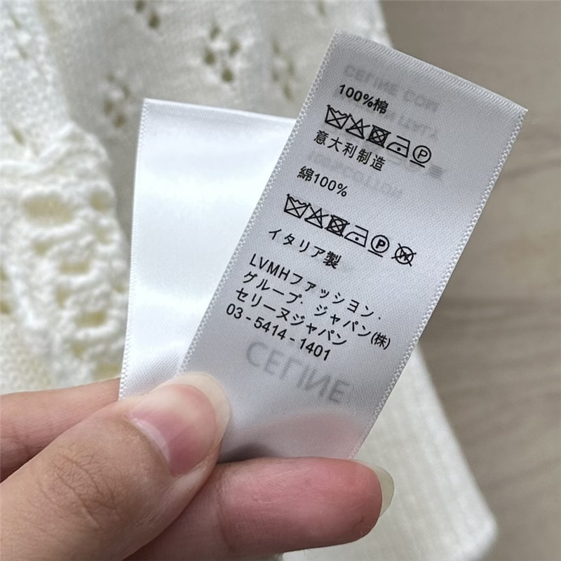 celine knitted short-sleeved top replica clothes