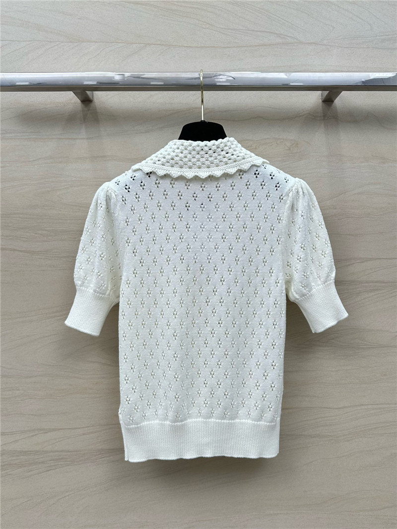 celine knitted short-sleeved top replica clothes