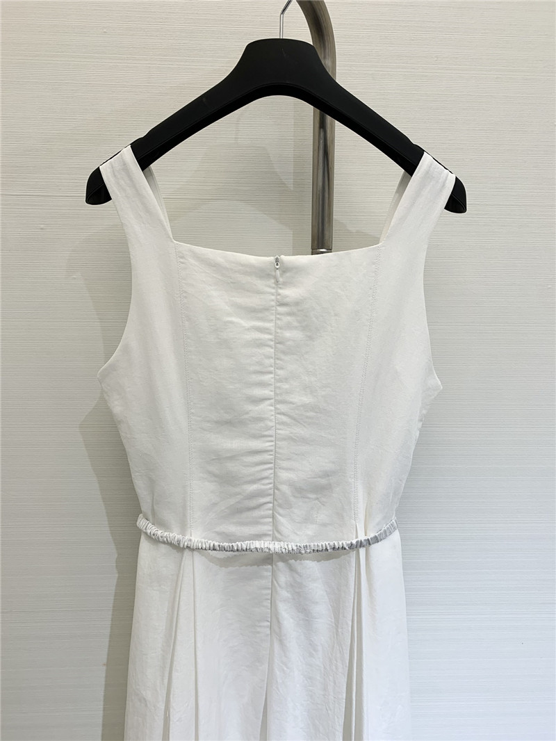 Vanitoo ivory strap dress replicas clothes