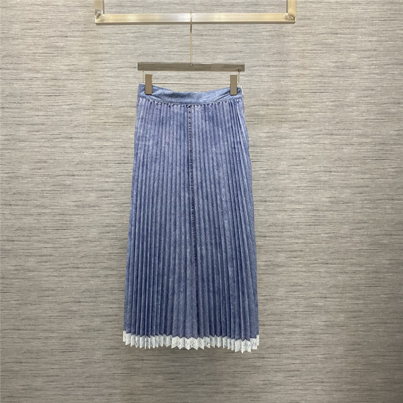 Va1e*ntin0 acetate pleated skirt replica designer clothing websites