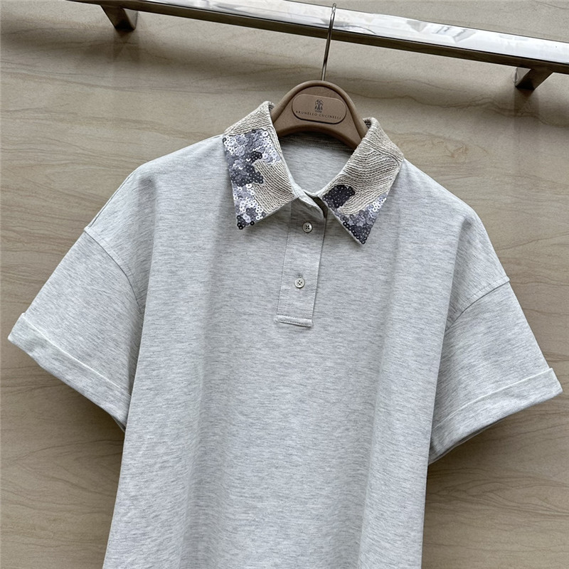 BC rope sequin collar polo T-shirt replica clothes