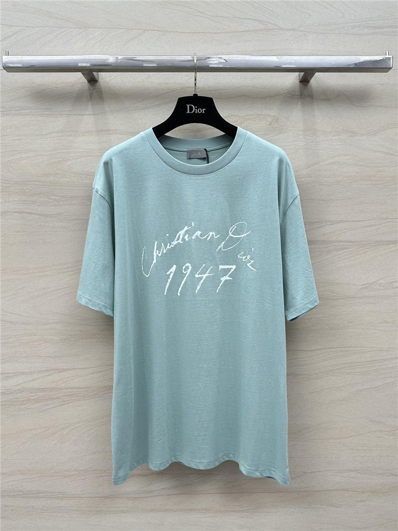 dior logo letter print cotton T-shirt replicas clothes
